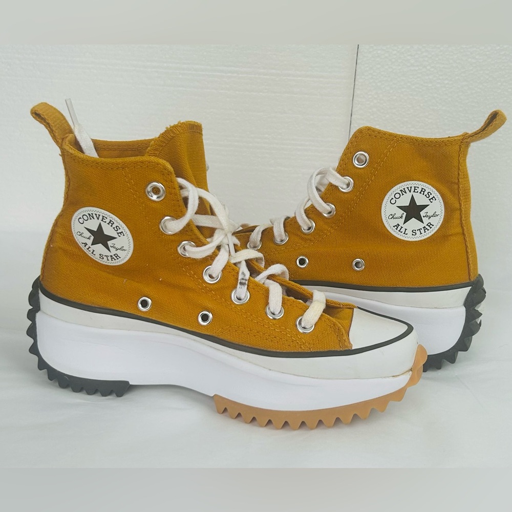 Converse Chuck Taylor Women's Platform High Top Sneakers - Mustard